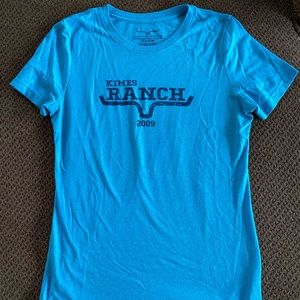 Kimes Ranch blue fitted tee